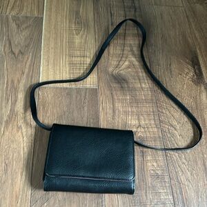 Black Leather Purse